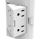 Illustration for article titled A Pop-Out Wall Plug That Instantly Doubles Your Available Outlets